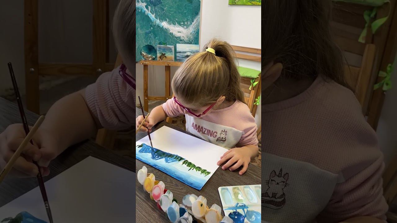 Урок Рисования. Рисуем природу смотреть онлайн