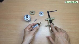Как снять набивную втулку из латуни с вала электродвигателя на примере мотора типа 775, съемником