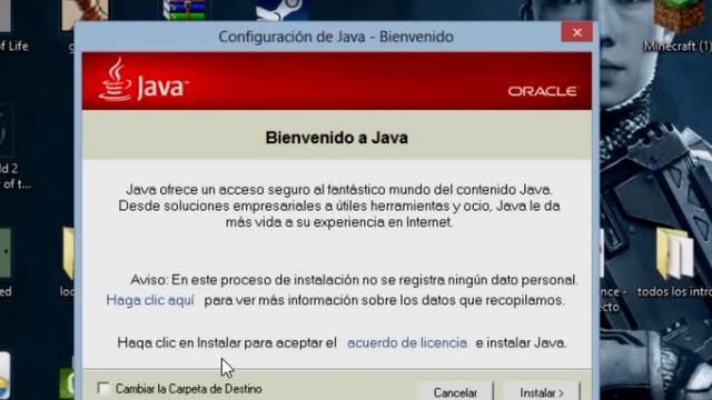 Tutorial- como instalar java 7 para juega minecraft 2015 con mods смотреть онлайн