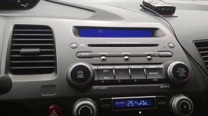 Не включается дисплей Honda Civic 2008