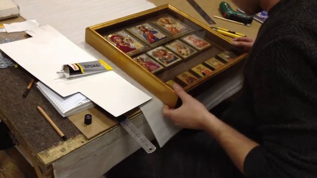 Оформляем 12 икон в киот. смотреть онлайн