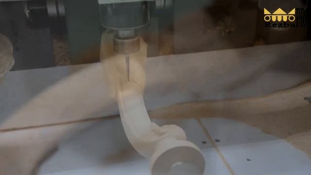 Обработка резной деревянной ножки на ЧПУ токарном станке смотреть онлайн