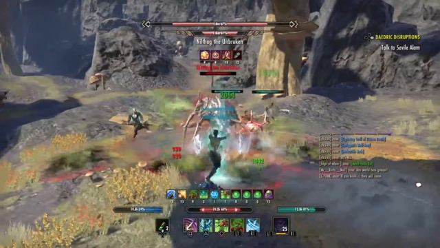 ESO Morrowind Warden | Vs Nilthog The Unbroken World Boss смотреть онлайн