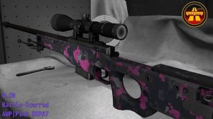 AWP Пиксельный камуфляж «Розовый» | Износ Скина | #CSGO