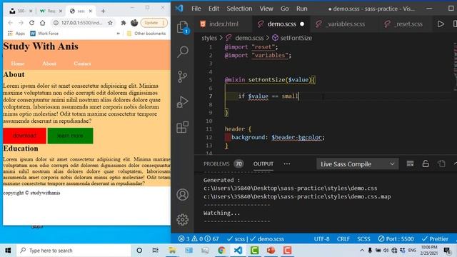sass bangla tutorial 6 : @if, @else if, @else смотреть онлайн