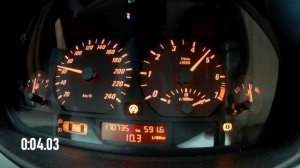 BMW 320 Ci E46 2.2 170 : 0-100 km/h