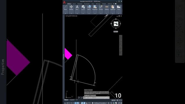 AutoCAD rotation tutorial. #sketchuphindi #autocad