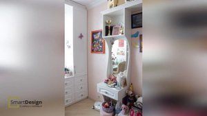 МЕБЕЛЬ В ДЕТСКУЮ. ДЕТСКАЯ ДЛЯ ДЕВОЧКИ. МЕБЕЛЬ ПОД ЗАКАЗ ОТ SMART DESIGN.