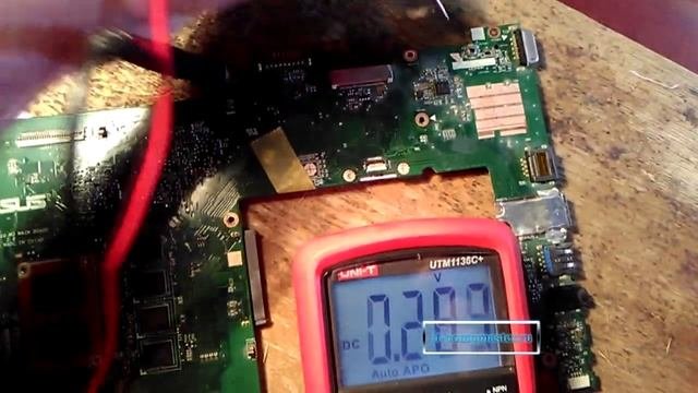 ремонт ноутбука асус X501U материнская плата X401U