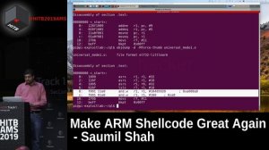 #HITB2019AMS D1T1 - Make ARM Shellcode Great Again - Saumil Shah