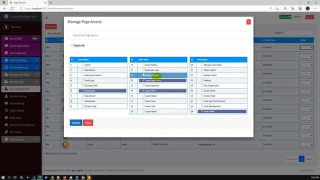 Step By Step Staff | Employee Leave Management System Project in ASP.NET Core | MSSQL | C# | jQuery