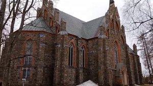 Евангелистская лютеранская церковь, Цесвайне.Evangelical Lutheran Church.Cesvaine.
