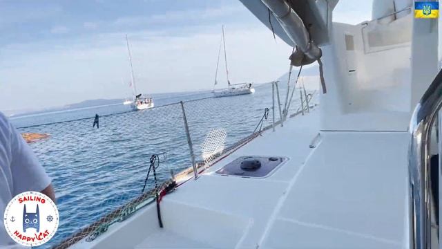 Санторини на яхте. Восторг или разочарование?! | Яхтенные будни на катамаране. смотреть онлайн