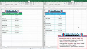 EMMA STUDIOS ll MICROSOFT EXCEL TUTORIAL-24 ll COMPARE DIFFERENT FILE OF MS EXCEL