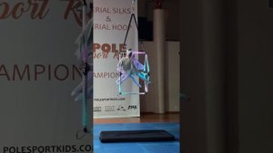 Aerial hoop kids routine Mixed pair | Воздушная гимнастика дети - дуэт на воздушном кольце шоу