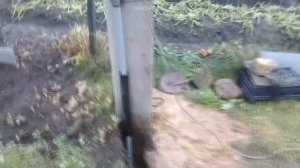 Монтаж вводного кабеля в дом подземным способом