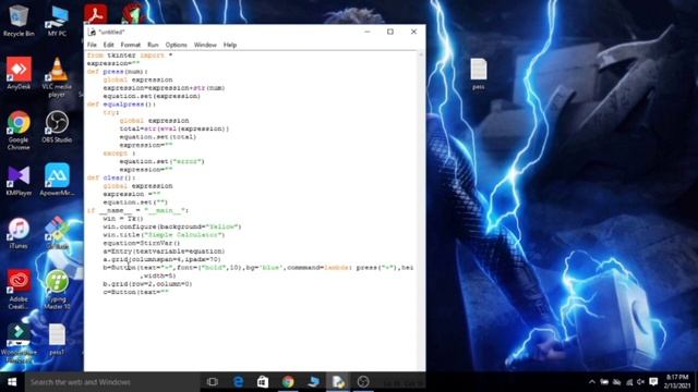 [Part-1] Python Calculator using Tkinter GUI Python Gui calculator By Tkinter