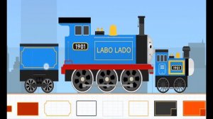 Labo Brick Train #645 Train Game