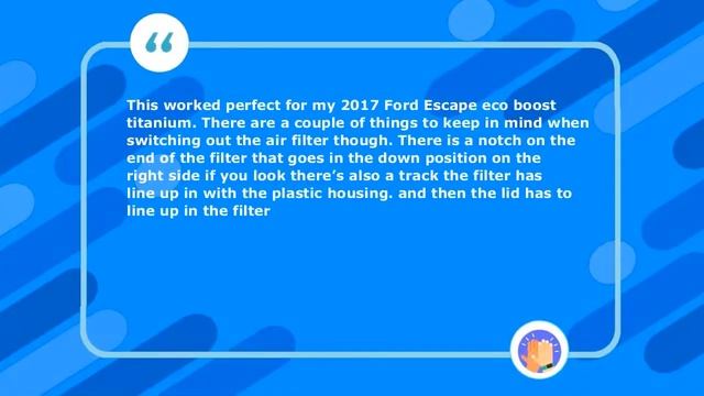 WTKSOY FA1908 Replacement Engine Air Filter Fits Escape Focus Transit Connect Lincoln MKC Review смотреть онлайн