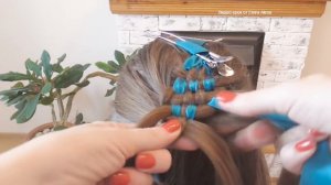 Коса с лентами, причёска в школу   Trenza con cintas  Hair tutoria  Курс плетения кос