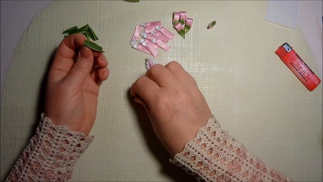 Как сделать брошь из косой бейки своими руками, мастер класс, Лерита смотреть онлайн