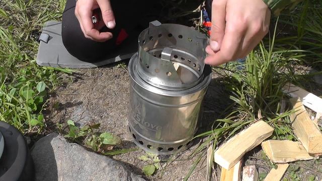 Пиролизная ПЕЧЬ щепочница PiroStove обзор и тесты