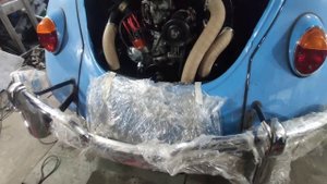 Запуск и работа восстановленного двигателя воздушного охлаждения Фольцваген Жук