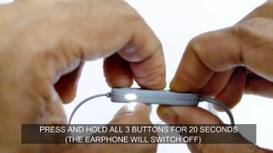 JBL T110 Bluetooth Earphones - How to Reset