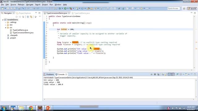 What is Type Casting in Java? | Java Variable Type Casting | Java Tutorial