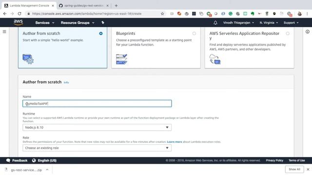 API Gateway - Lamda ( Java Runtime ) - Developing and Deploying a Serverless API for free on AWS смотреть онлайн