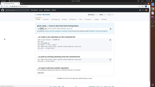 Git с нуля.3: Связывание проекта с репозиторием, git init, remote add/remove смотреть онлайн
