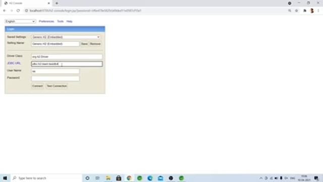 how to connect Spring boot to h2 database: database connection series part 2 смотреть онлайн