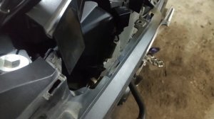HONDA NC 750/750X cнятие пластика и центрального кофра