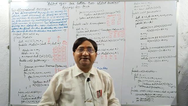 2-D Arrays in Java | Class 9th to 12th | ICSE | ISC | BCA | MCA | B.Tech | B.Sc (HINDI EXPLANATION)