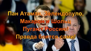 ФотоШоу PRO! Проект Пан Атаман, Зелендопуло, Макарон и Шольц пугают Россию! Правда боятся сами!