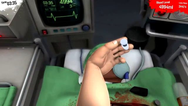 Тутор на хирурга Surgeon Simulator 2013