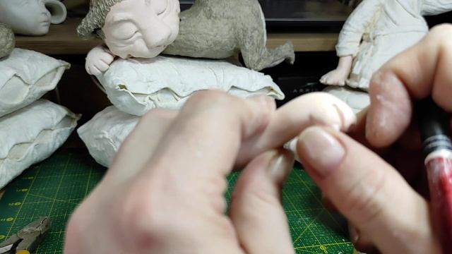 Мастер класс Тигренок.Шлифуем лапки и делаем коготки . Урок номер 11. смотреть онлайн