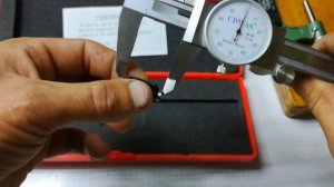 Штангель с часовым механизмом с Али