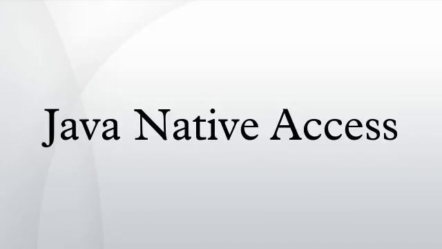Java Native Access смотреть онлайн