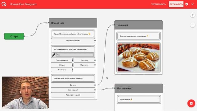 20. Вариативные чат-боты в Telegram Viber Facebook и Вконтакте