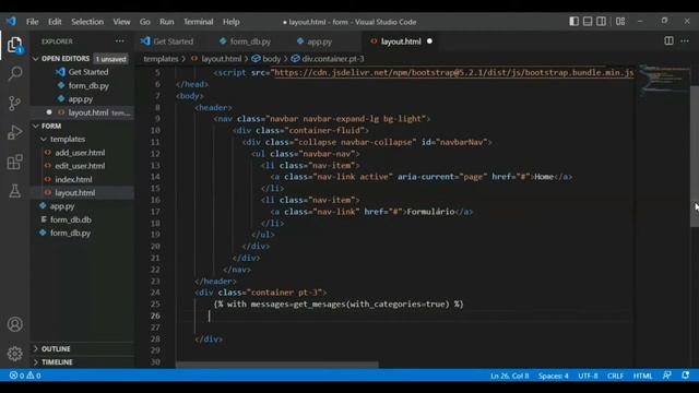 INTENSIVÃO - Tutorial de CRUD com Python e Flask смотреть онлайн