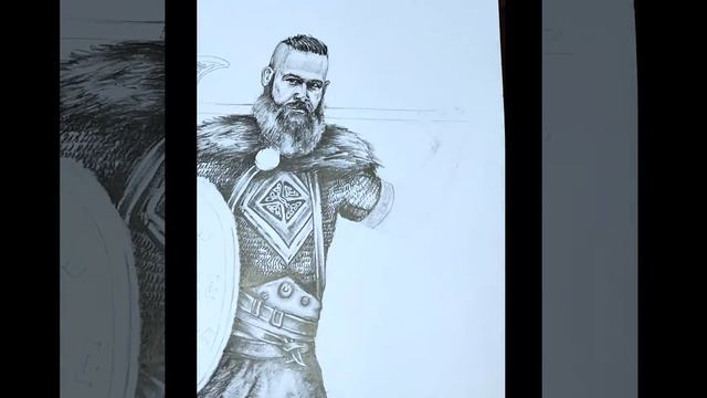 Vikings, рисуем викинга , процесс!) смотреть онлайн
