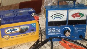 Обзор и испытание  Тестер аккумуляторных батарей аналоговый (12V,500А) Rock FORCE RF-8309-турбовилк