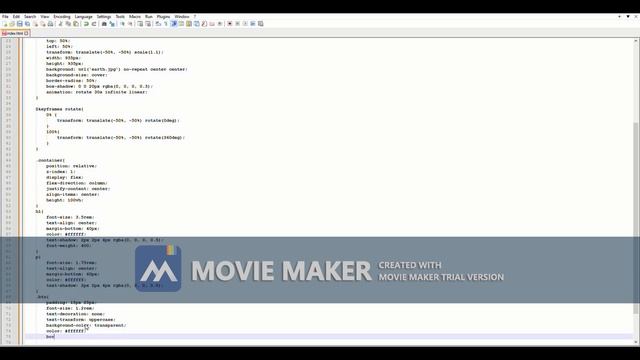 3D Animated background image using HTML CSS JavaScript Tutorial