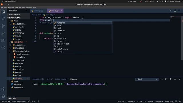 How to Send Email from Django to Gmail-Django 3.0 Tutorial