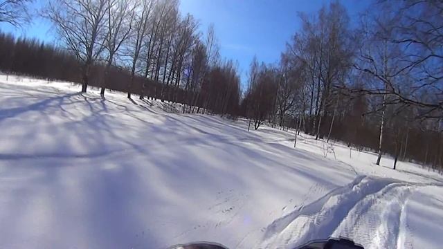 Покатушки на снегоходах 2018. 24 марта -1 смотреть онлайн