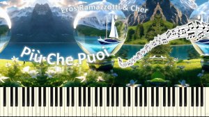 Più Che Puoi (piano tutorial) [НОТЫ + MIDI]