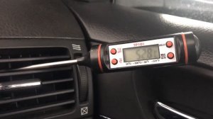 Сколько градусов должно выходить с воздуховодов после чистки радиатора печки на Тойоте Авенсис