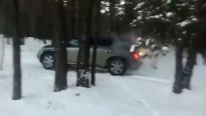 Ниссан мурано офроуд, едем в большую горку (кто сказал что не может)