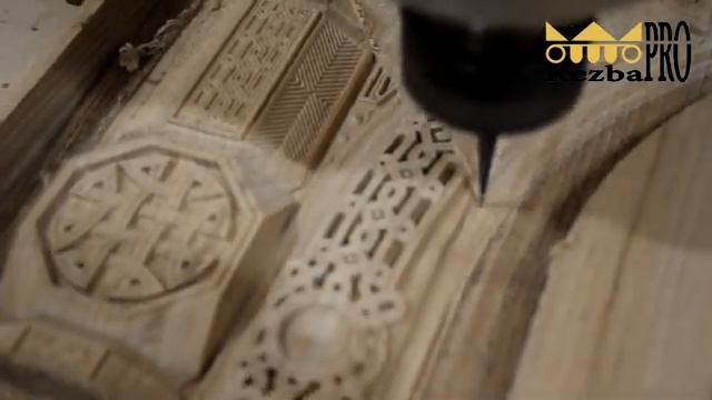 Резной декор - режем "иглой" мелкий рисунок на ЧПУ станке - РезьбаПро